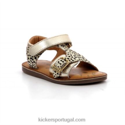 Kickers pônei de ouro diazz V24TH579 crianças
