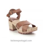 Kickers pontapé sábio camelo V24TH4 mulheres