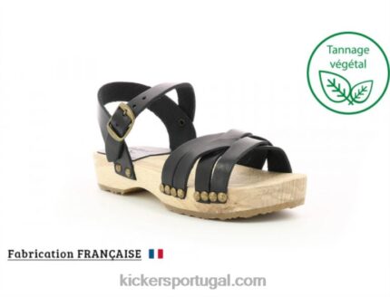 Kickers preto solar V24TH764 crianças