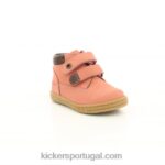 Kickers rosa claro pegajoso V24TH846 crianças