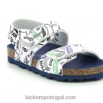 Kickers rua branca de verão V24TH643 crianças