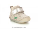 Kickers sabio concha de prata branca V24TH897 crianças