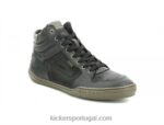 Kickers selva alto preto V24TH329 homens