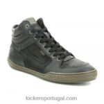 Kickers selva alto preto V24TH329 homens