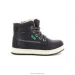 Kickers sim wpf preto V24TH999 crianças - Image 3