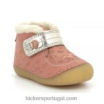 Kickers so schuss fantasia de ouro rosa V24TH827 crianças