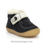 Kickers So Schuss Navy Gold Fantasy V24TH829 crianças