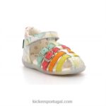 Kickers sol branco bigkro V24TH705 crianças