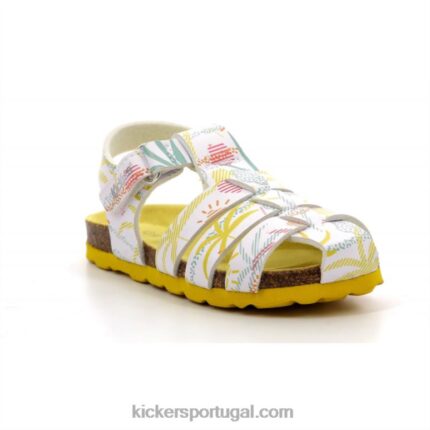 Kickers sol branco bronzeado de verão V24TH607 crianças