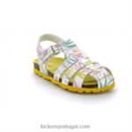 Kickers sol branco bronzeado de verão V24TH717 crianças