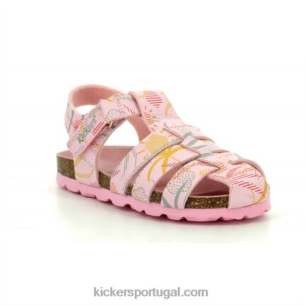 Kickers sol rosa bronzeado de verão V24TH606 crianças