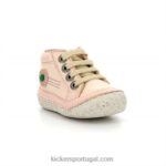 Kickers sonitree rosa claro V24TH787 crianças