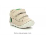 Kickers sostankro bege verde V24TH840 crianças