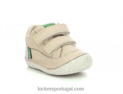 Kickers sostankro bege verde V24TH840 crianças