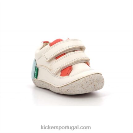 Kickers sostankro branco rosa azul V24TH833 crianças