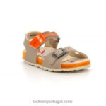 Kickers sostreet bege laranja surf V24TH572 crianças