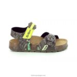 Kickers sostreet caqui amarelo estampado V24TH704 crianças - Image 3