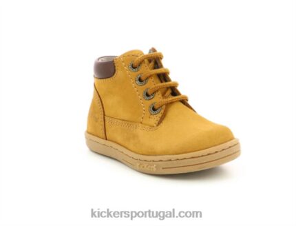 Kickers tackland camelo marrom V24TH900 crianças
