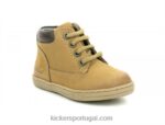 Kickers tackland camelo marrom V24TH906 crianças