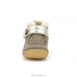 Kickers tão schuss taupe ouro fantasia V24TH826 crianças - Image 6