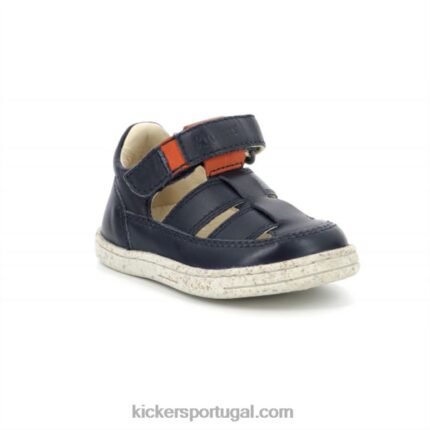 Kickers tractus marinho laranja V24TH537 crianças