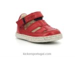 Kickers tractus vermelho marinho V24TH461 crianças