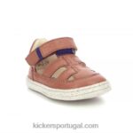 Kickers trato azul camelo V24TH460 crianças