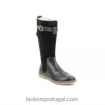 Kickers tyoube preto V24TH1011 crianças