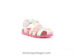 Kickers verão bronzeado branco multico étnico V24TH406 crianças
