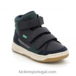 Kickers verde marinho kroisy V24TH940 crianças