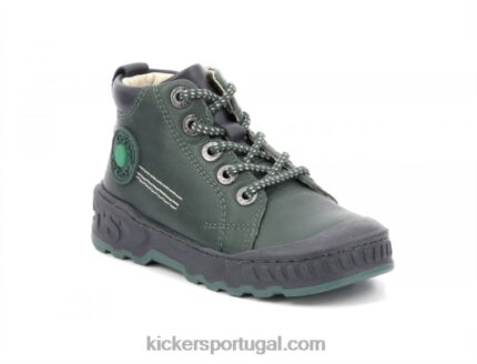 Kickers verde marinho lindo V24TH990 crianças