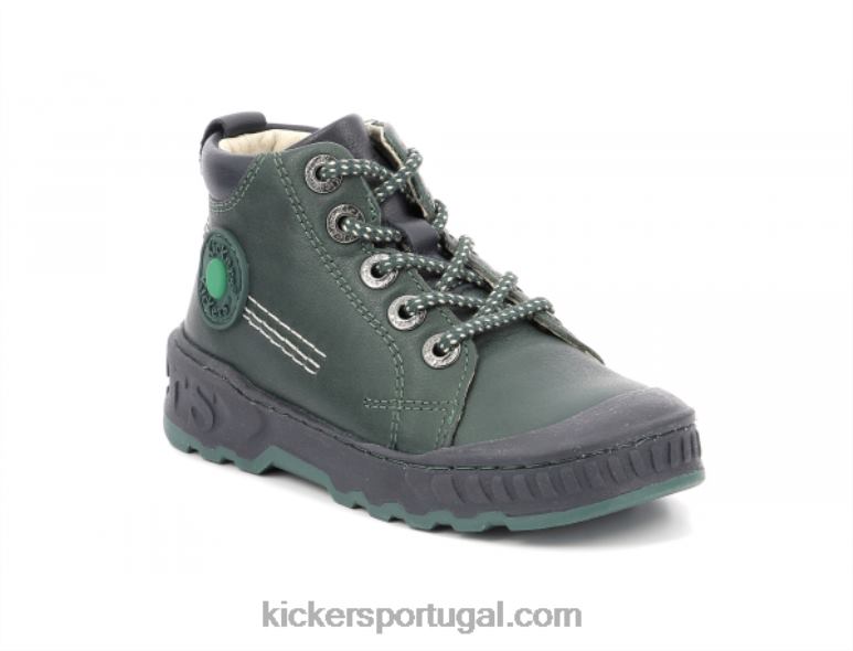 kickers_verde_marinho_lindo_v24th990_criancas.jpg Kickers verde marinho lindo V24TH990 crianças - Image 1
