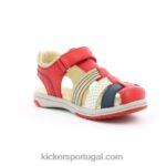 Kickers vermelho platinado V24TH735 crianças
