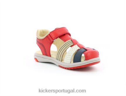 Kickers vermelho platinado V24TH735 crianças