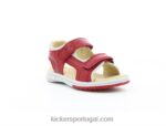 Kickers vermelho platino cinza V24TH386 crianças
