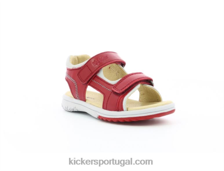 kickers_vermelho_platino_cinza_v24th386_criancas.jpg Kickers vermelho platino cinza V24TH386 crianças - Image 1