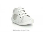 Kickers waouk branco metalizado V24TH888 crianças