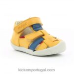 Kickers wasabou amarelo azul V24TH438 crianças