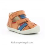 Kickers wasabou camelo azul V24TH559 crianças