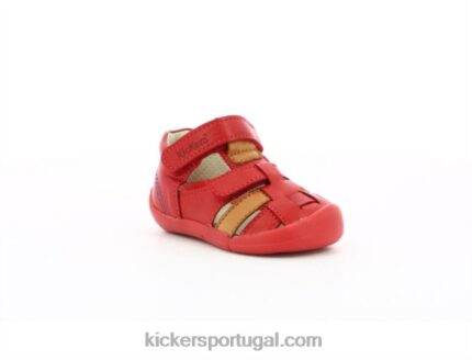 Kickers wasabou camelo vermelho V24TH436 crianças
