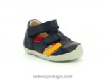 Kickers Wasabou Navy outro V24TH447 crianças