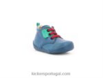 Kickers wazzap azul verde V24TH804 crianças