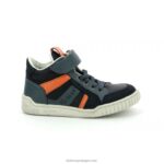 Kickers wincky cdt azul marinho cinza laranja V24TH938 crianças - Image 3
