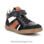 Kickers Wincky CDT Black Camel Navy V24TH988 crianças