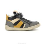 Kickers wincky cdt cinza preto amarelo V24TH986 crianças - Image 3