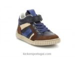 Kickers wincky cdt marrom azul marinho V24TH993 crianças