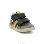 Kickers wincky vel cinza amarelo preto V24TH1003 crianças - Image 2