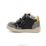 Kickers wincky vel cinza amarelo preto V24TH1003 crianças - Image 5