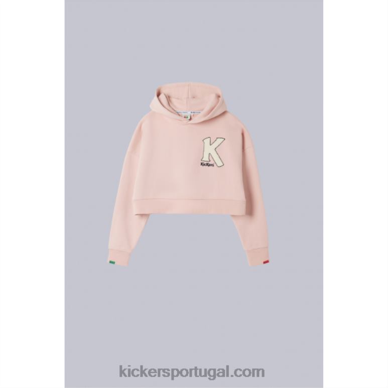 Kickers moletom rosa V24TH1068 mulheres