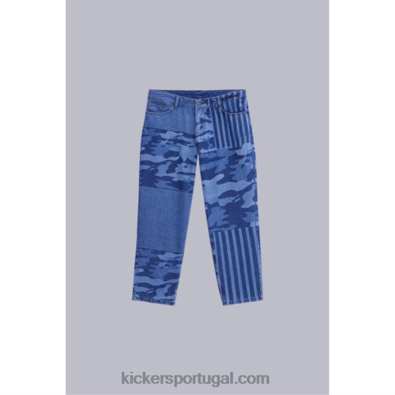 Kickers cintura alta azul V24TH1031 unissex